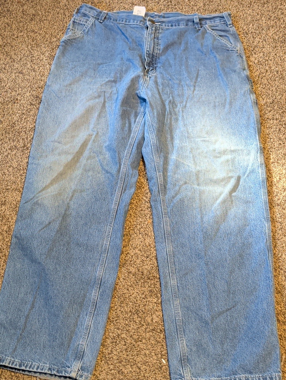 Carhartt Men's Relaxed Light Blue Denim Jeans